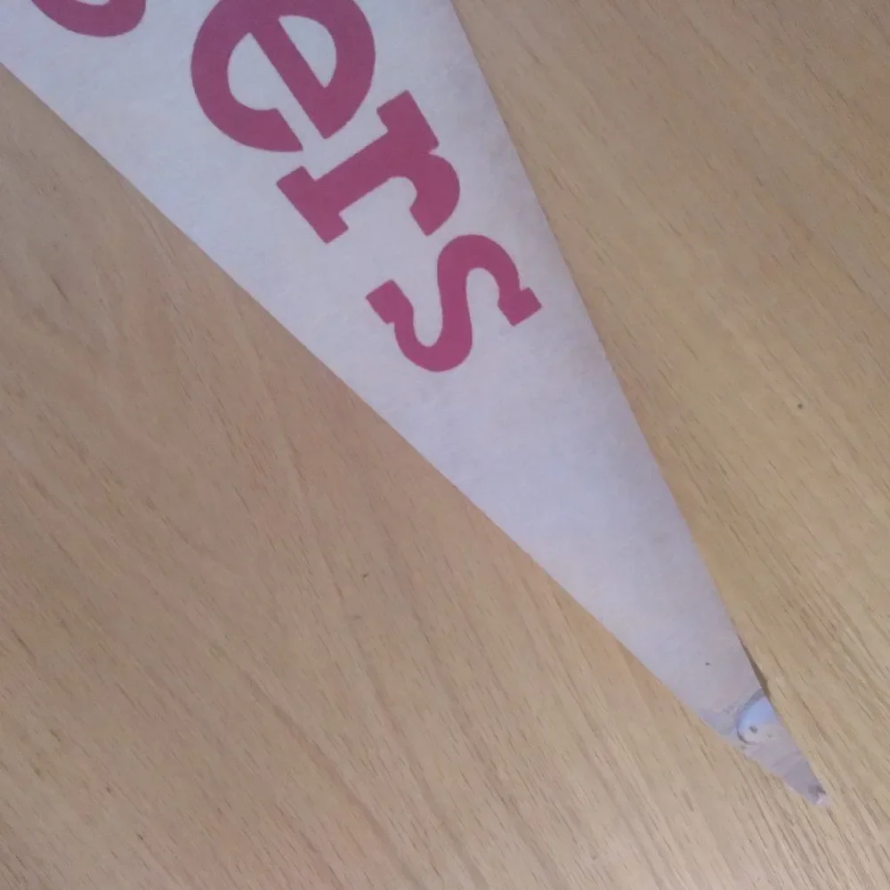 Vintage 60s Texas Rangers MLB Pennant Flag
